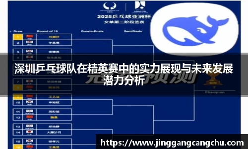 深圳乒乓球队在精英赛中的实力展现与未来发展潜力分析